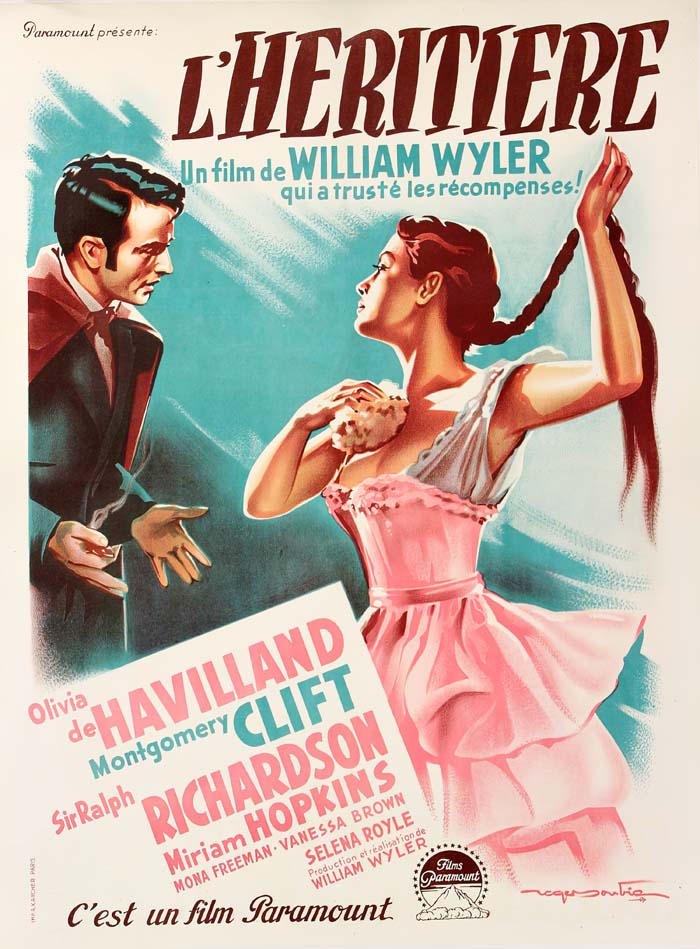 The Heiress (1949) vintage movie poster